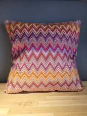 Kussen Pink/Purple/Chevron Cojin Pink/Purple/Chevron