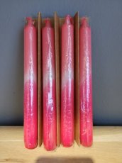 Candles Multiclor Pink set/4
