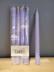 Candles Twisted Lila set/4