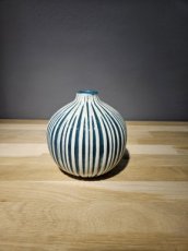 Vaas Forest Green Striped Vaas Forest Green Striped
