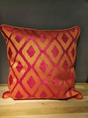 Kussen Triangle Pink/Orange Kussen Triangle Roze/Oranje
