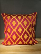 Kussen Triangle Orange/Pink Kussen Triangle Oranje/Roze