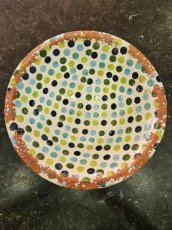 Schaal Dots Blauw L Schaal Dots blauw L