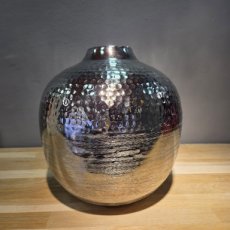 Vaas Zilver Gehamerd Vaas Zilver gehamerd