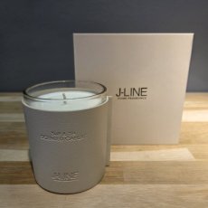 Geurkaars Leer Beige Geurkaars Leer Beige