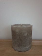 Candle rustic stone M