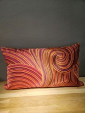 Kussen Swirls Multi Pink