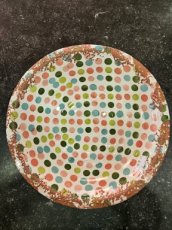 Schaal Dots Roze L Schaal Dots roze L