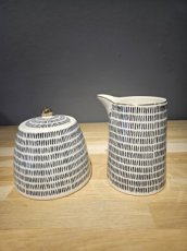 Suiker/Melk Set Stripes Suiker/Melk Set Stripes