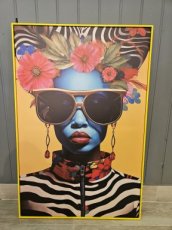 Wanddeco Zebra Woman Wanddeco Zebra Woman